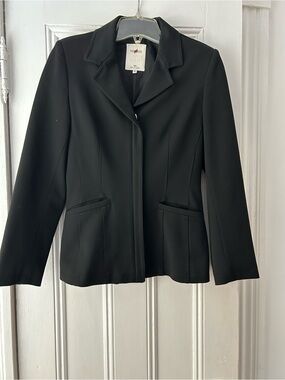 Vertigo Paris | Black Women's Blazer | Zipper| Size Small